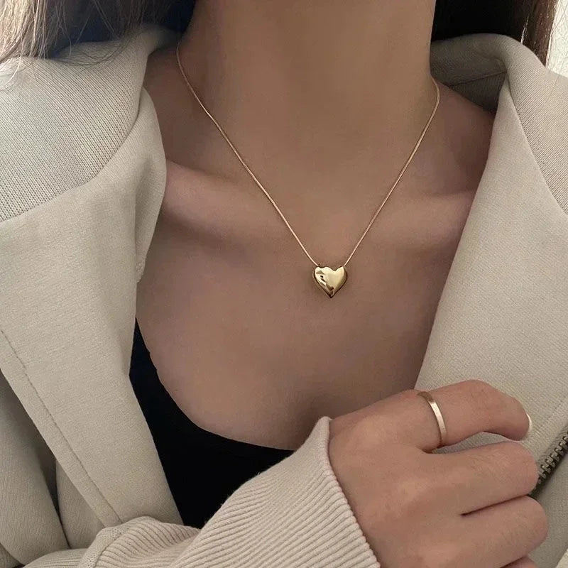 Heart Shaped Pendant Necklace