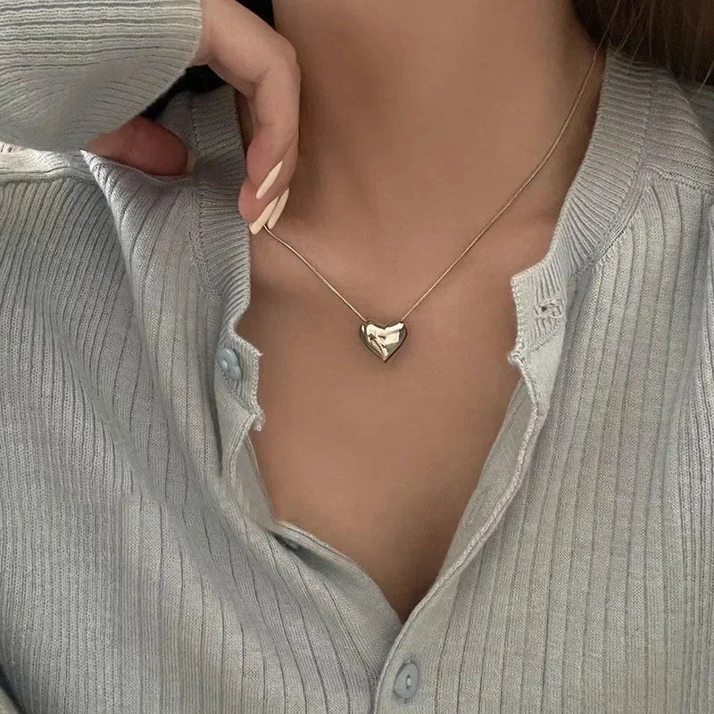 Heart Shaped Pendant Necklace