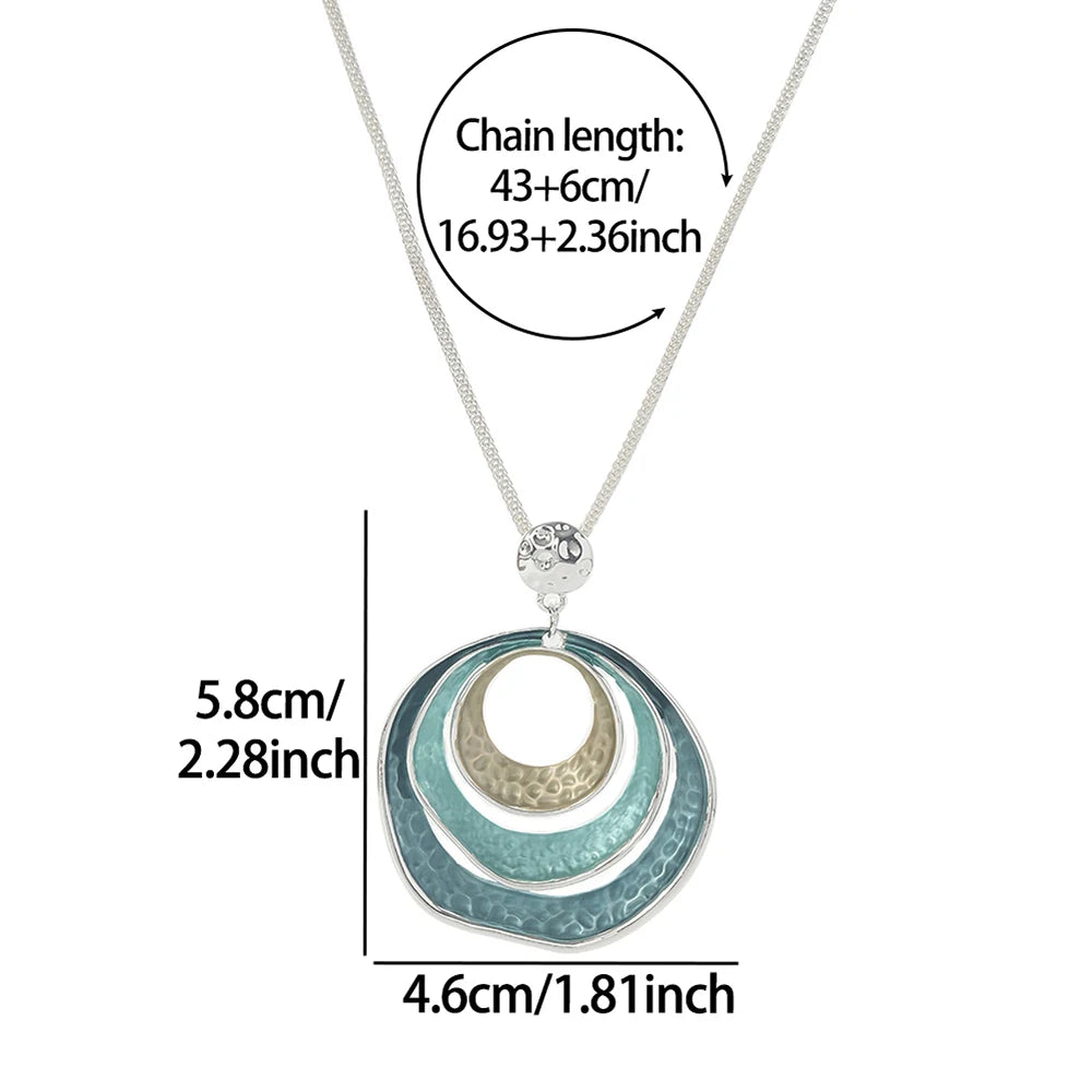 Fashion Geometric Pendant Necklace