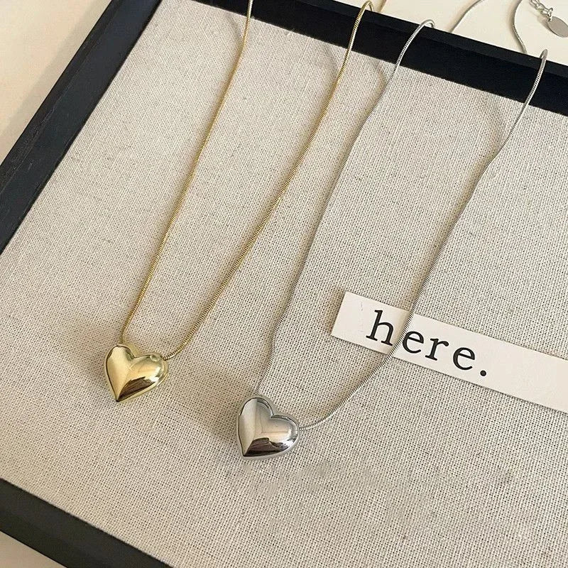 Heart Shaped Pendant Necklace