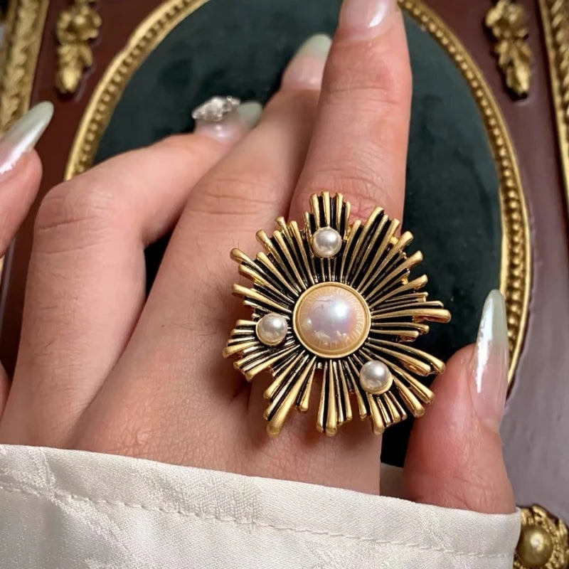 Metal Flower Earrings For Gifts