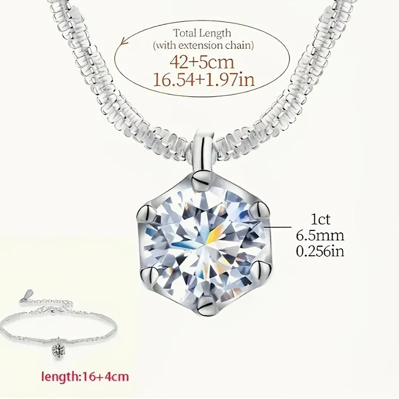 Moissanite Necklaces for Women