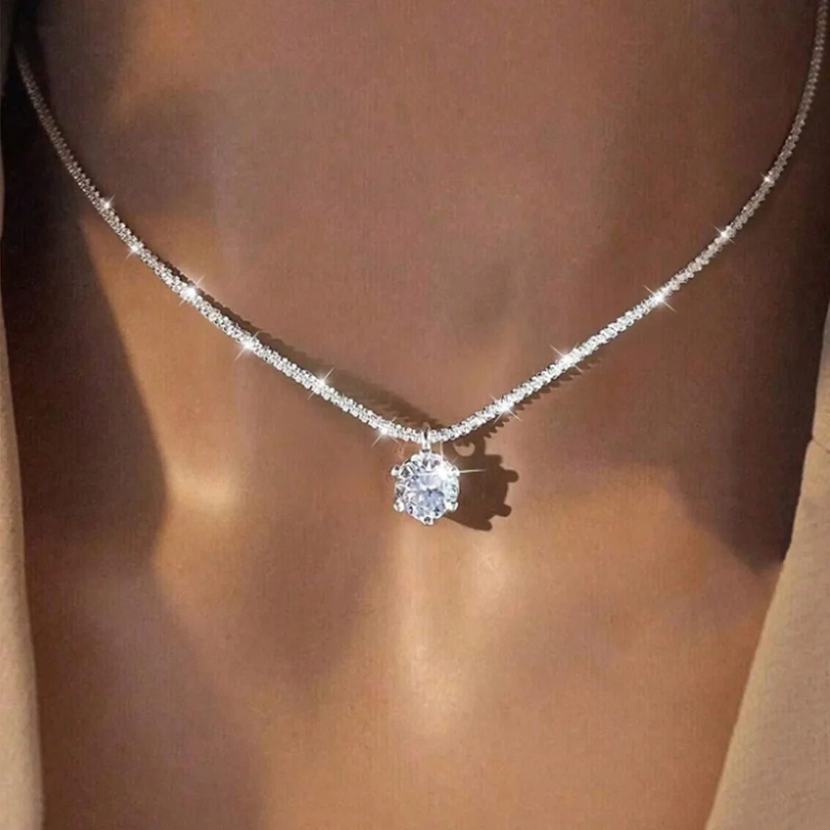 Moissanite Necklaces for Women