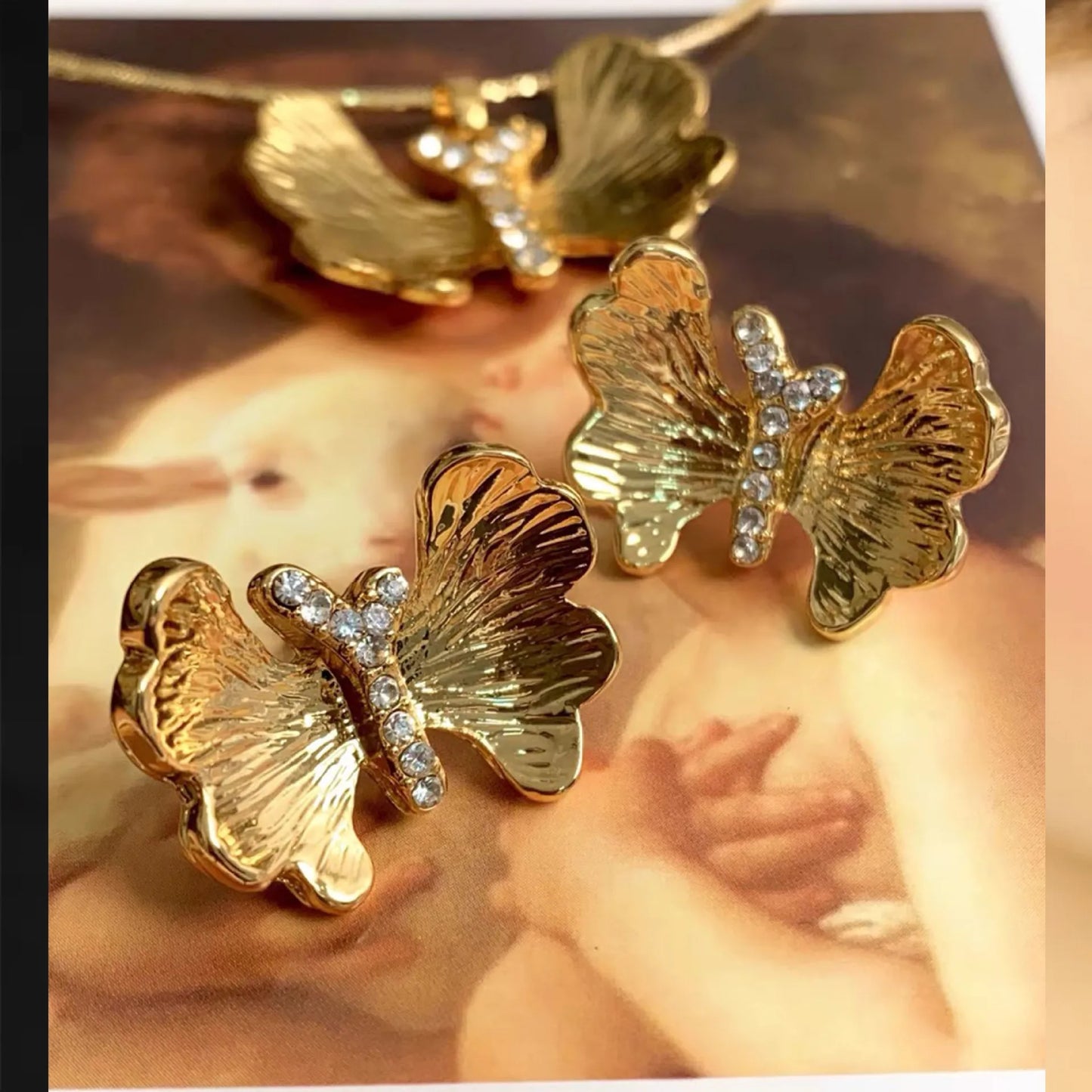 Metal Flower Earrings For Gifts