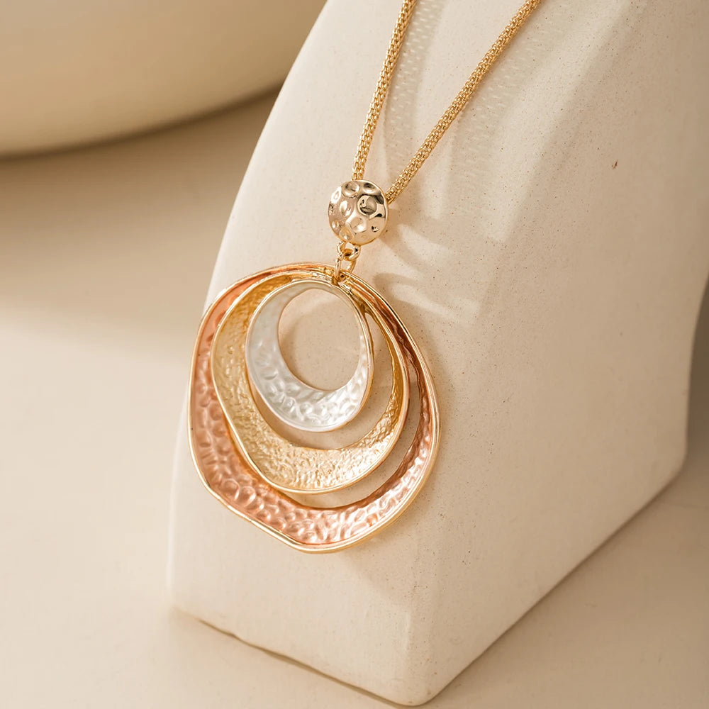 Fashion Geometric Pendant Necklace