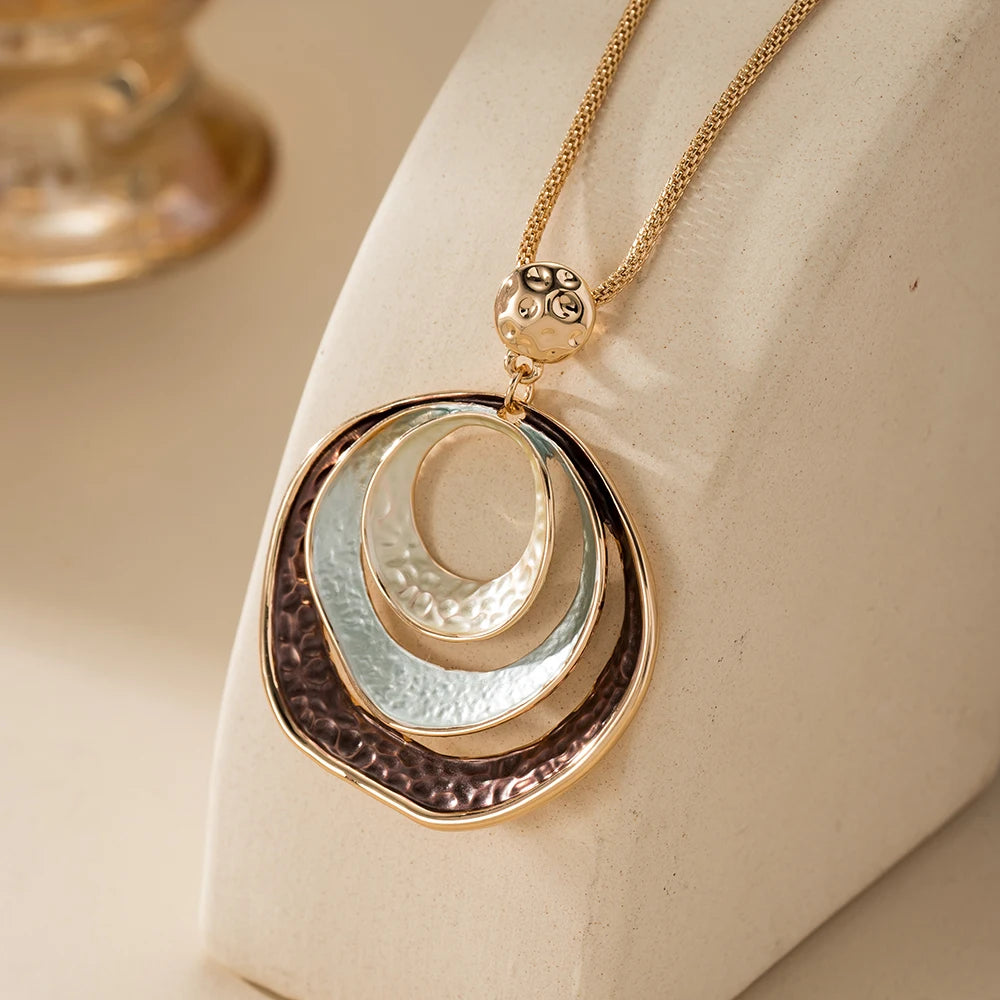 Fashion Geometric Pendant Necklace